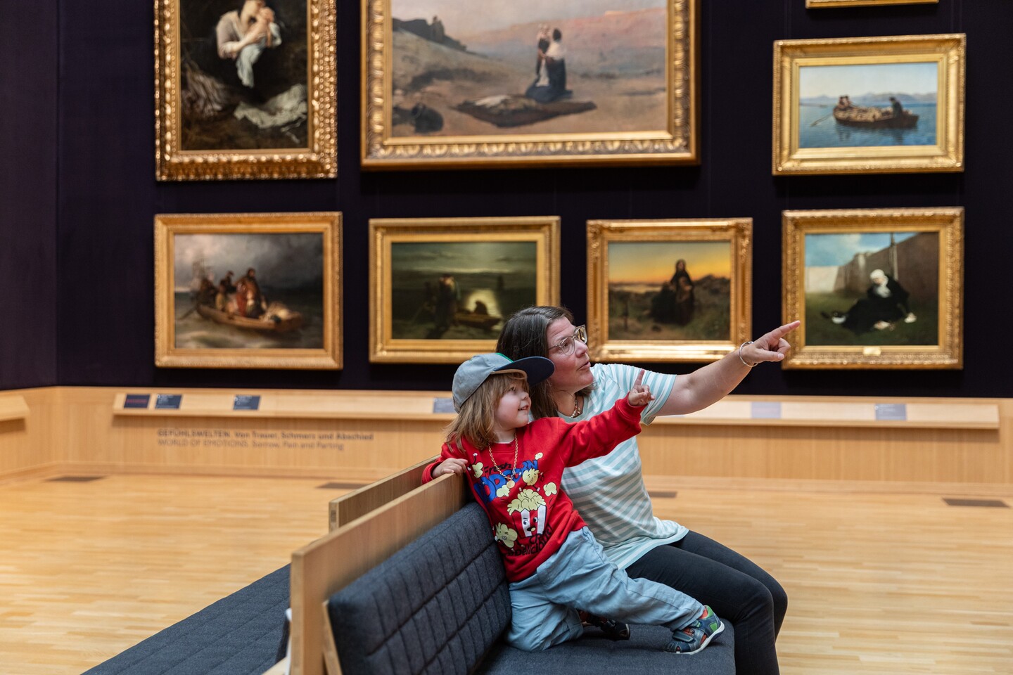 Hamburger Kunsthalle, Familienangebot, Foto: Fred Dott