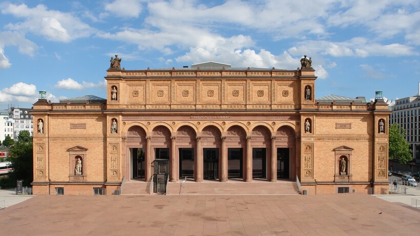 Außenansicht des neu erschlossenen Eingangsportals der Hamburger Kunsthalle © Hamburger Kunsthalle Foto: Ralf Suerbaum