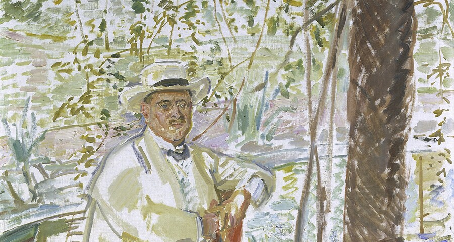 Max Slevogt (1868 - 1932) Der Kunsthistoriker Professor Dr. Karl Voll, 1911, © Hamburger Kunsthalle, Foto: Christoph Irrgang