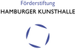Logo der Förderstiftung Hamburger Kunsthalle mit blauem Kreissymbol